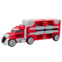 LEAN Toys Zestaw Ciężarówka Rozkładana Z Torem Wyścigowym 6 Autek
