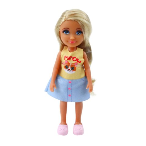 LEAN Toys Zestaw Mini Laleczka Ankiki Samochód Kabriolet Fioletowy LEAN Toys Zestaw Mini Laleczka Ankiki Samochód Kabriolet Fioletowy