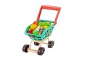 LEAN Toys Zestaw Supermarket Koszyk Sklepowy Waga Czytnik Kart Skaner