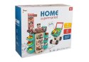 LEAN Toys Zestaw Supermarket Koszyk Sklepowy Waga Czytnik Kart Skaner