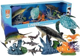 LEAN Toys Zestaw Zwierząt Morskich Ruchome Elementy