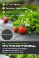 LEAN Trike Agrotkanina czarna 1,1x50m UV 135g antychwastowa agrowłóknina + kotwy