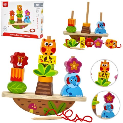 TOOKY TOY Układanka Balansująca Zwierzęta TOOKY TOY Układanka Balansująca Zwierzęta