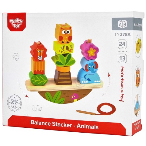 TOOKY TOY Układanka Balansująca Zwierzęta TOOKY TOY Układanka Balansująca Zwierzęta