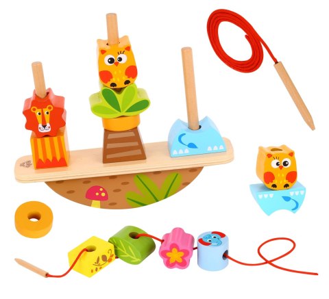 TOOKY TOY Układanka Balansująca Zwierzęta TOOKY TOY Układanka Balansująca Zwierzęta