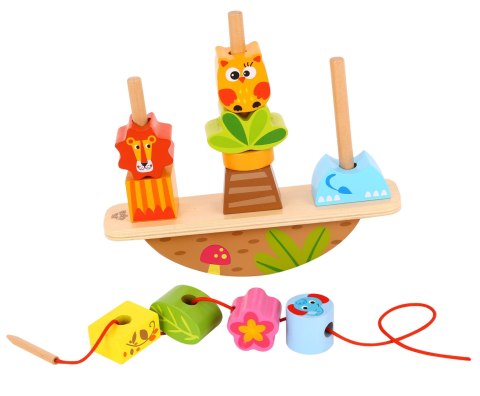 TOOKY TOY Układanka Balansująca Zwierzęta TOOKY TOY Układanka Balansująca Zwierzęta