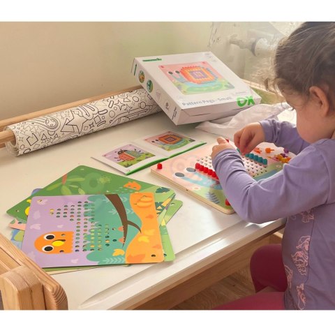 TOOKY TOY Układanka z Pinezkami Kołki Wpinaczka TOOKY TOY Układanka z Pinezkami Kołki Wpinaczka