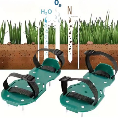 LEAN Aerator Wertykulator Nakładki Na Buty Z Kolcami Do Trawy LEAN Aerator Wertykulator Nakładki Na Buty Z Kolcami Do Trawy