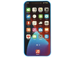 LEAN TOYS Dziecięcy Telefon Ze Światłem i Muzyką Niebieski