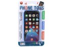 LEAN TOYS Dziecięcy Telefon Ze Światłem i Muzyką Niebieski