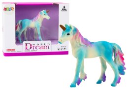 LEAN TOYS Figurka Kolekcjonerska Mały Jednorożec Niebieski 8 CM