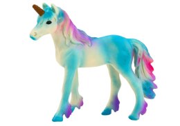 LEAN TOYS Figurka Kolekcjonerska Mały Jednorożec Niebieski 8 CM