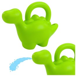 LEAN TOYS Mała Konewka Plastikowa Do Podlewania Dla Dzieci Dinozaur Zielona