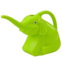 LEAN TOYS Mała Konewka Plastikowa Do Podlewania Dla Dzieci Słoń Zielony