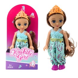 LEAN TOYS Mini Laleczka Księżniczka Korona Zdobiona Sukienka 17cm Mix