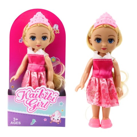 LEAN TOYS Mini Laleczka Księżniczka Korona Zdobiona Sukienka 17cm Mix LEAN TOYS Mini Laleczka Księżniczka Korona Zdobiona Sukienka 17cm Mix