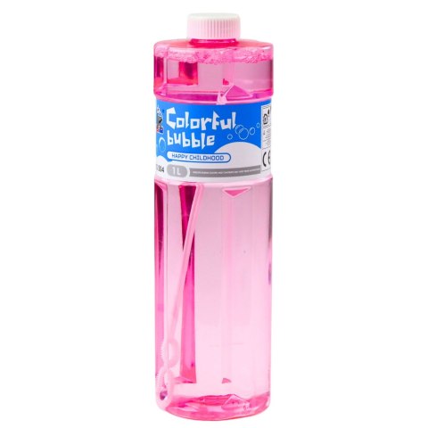 LEAN TOYS Płyn Do Baniek Mydlanych Z Różdżką Duża Butelka 1L LEAN TOYS Płyn Do Baniek Mydlanych Z Różdżką Duża Butelka 1L
