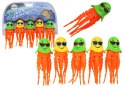 LEAN TOYS Zabawki do Kąpieli Zestaw Do Nurkowania Meduzy 6 Sztuk