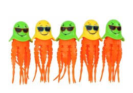 LEAN TOYS Zabawki do Kąpieli Zestaw Do Nurkowania Meduzy 6 Sztuk