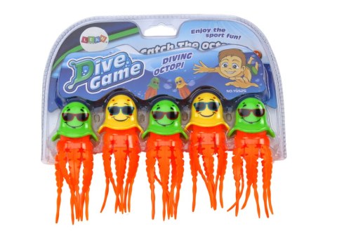 LEAN TOYS Zabawki do Kąpieli Zestaw Do Nurkowania Meduzy 6 Sztuk LEAN TOYS Zabawki do Kąpieli Zestaw Do Nurkowania Meduzy 6 Sztuk