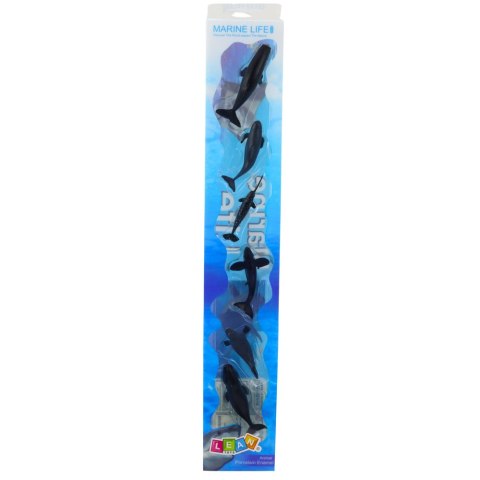 LEAN TOYS Zestaw Mini Figurek Zwierzęta Morskie Ssaki Orka Fotka Delfin 6-8cm 6szt LEAN TOYS Zestaw Mini Figurek Zwierzęta Morskie Ssaki Orka Fotka Delfin 6-8cm 6szt