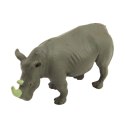 LEAN TOYS Zestaw Mini Figurki Dzikie Zwierzęta Żyrafa Zebra Lew 6-8cm 6szt