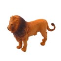 LEAN TOYS Zestaw Mini Figurki Dzikie Zwierzęta Żyrafa Zebra Lew 6-8cm 6szt