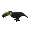 LEAN TOYS Zestaw Mini Figurki Ptaki Egzotyczne Hibiskus Żółty 4-11cm 6szt
