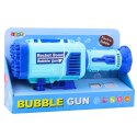 LEAN Toys Duży Pistolet Elektryczny Na Bańki Mydlane 64 Otwory Niebieski