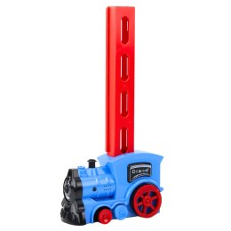 LEAN Toys Elektryczna Lokomotywa Na Baterie Klocki Domino Para Wodna 80el