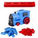 LEAN Toys Elektryczna Lokomotywa Na Baterie Klocki Domino Para Wodna 80el