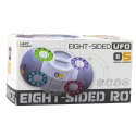 LEAN Toys Gra Logiczna Układanka Ufo Magiczna Kapsuła Obrotowa Różowa