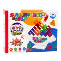 LEAN Toys Gra Zręcznościowa Balansująca Wieża Klocki 22 Karty 16 Klocków