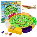 LEAN Toys Gra Zrecznościowa Rodzinna Lowienie Rybek Wędkowanie 45 Rybek 5 Wędek