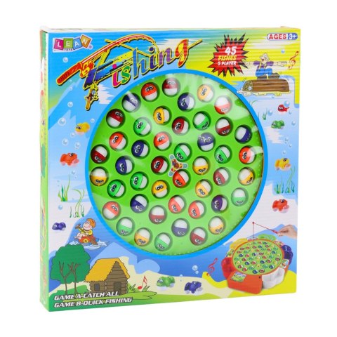LEAN Toys Gra Zrecznościowa Rodzinna Lowienie Rybek Wędkowanie 45 Rybek 5 Wędek LEAN Toys Gra Zrecznościowa Rodzinna Lowienie Rybek Wędkowanie 45 Rybek 5 Wędek