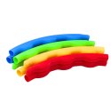 LEAN Toys Hula-hop Z Wypustkami Składane Kolorowe 8 Części 60cm