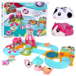 LEAN Toys Interaktywny Tor Dla Chomika Lodziarnia Kawiarnia Chomik Na Baterie