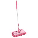 LEAN Toys Mop Dla Dzieci Z Rączką Teleskopową Zwierzątko Różowy