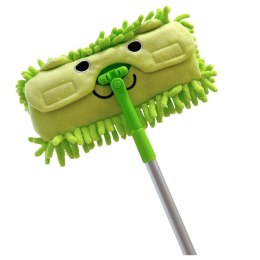LEAN Toys Mop Dla Dzieci Z Rączką Teleskopową Zwierzątko Zielony