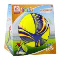 LEAN Toys Piłka Piankowa Na Sznurku Ze Ściągaczem Uchwyt Żółta 14cm