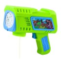 LEAN Toys Pistolet Na Bańki Mydlane Dioda LED Zielony Dinozaury