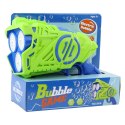 LEAN Toys Pistolet Na Bańki Mydlane Na Baterie Światła LED Niebiesko-Zielony