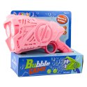 LEAN Toys Pistolet Na Bańki Mydlane Na Baterie Światła LED Różowy