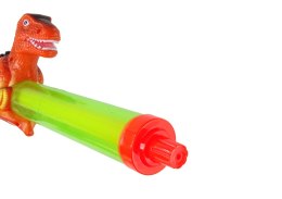 LEAN Toys Pistolet Na Wodę 40 cm Dinozaur Czerwony Zabawka Ogród