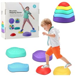 LEAN Toys Ścieżka Sensoryczna Kamienie Równoważne Dla Dzieci Kolorowe 5el