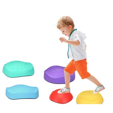 LEAN Toys Ścieżka Sensoryczna Kamienie Równoważne Dla Dzieci Kolorowe 5el LEAN Toys Ścieżka Sensoryczna Kamienie Równoważne Dla Dzieci Kolorowe 5el