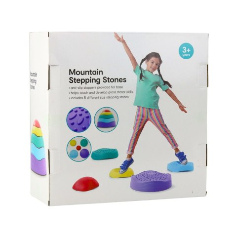 LEAN Toys Ścieżka Sensoryczna Kamienie Równoważne Dla Dzieci Kolorowe 5el LEAN Toys Ścieżka Sensoryczna Kamienie Równoważne Dla Dzieci Kolorowe 5el