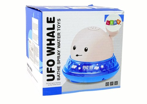 LEAN Toys Wieloryb Tryskający Wodą z Podstawką Zabawka do Kąpieli Biała LEAN Toys Wieloryb Tryskający Wodą z Podstawką Zabawka do Kąpieli Biała