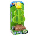 LEAN Toys Zabawka Wodna Kaktus Z Papugą Obracający się 360° Zielony