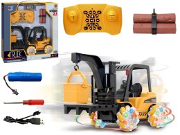 LEAN Toys Zdalnie Sterowany Wózek Widłowy Obrót 360 stopni Świecące Koła